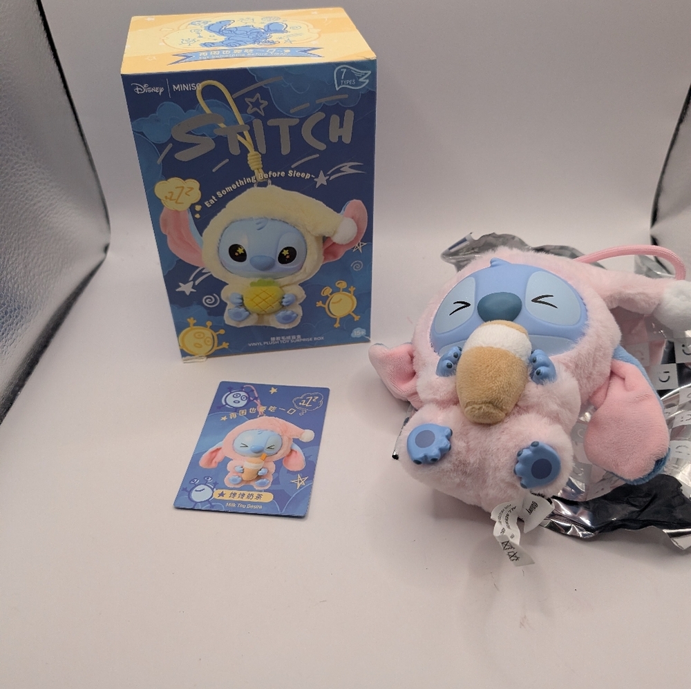 1 Disney x Miniso Stitch Eat Something Before Sleep Blind Box Confirmed